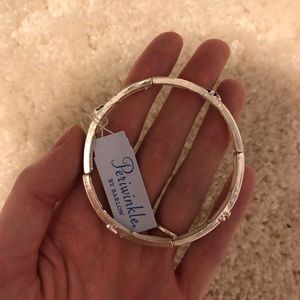 Periwinkle sterling silver bracelet